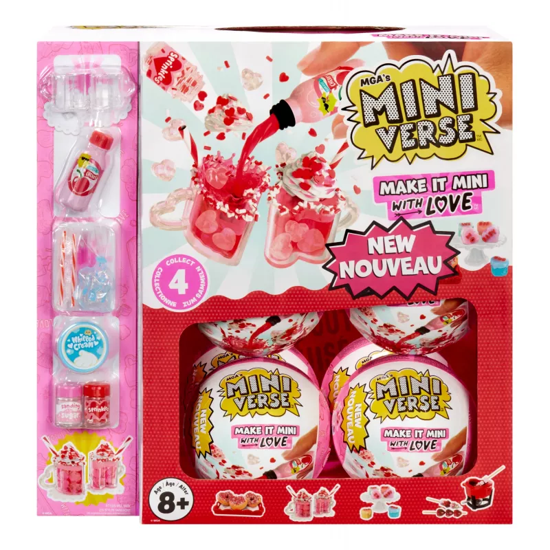 Miniverse Make It Mini Love in PDQ, 8 anni, multicolore, plastica
