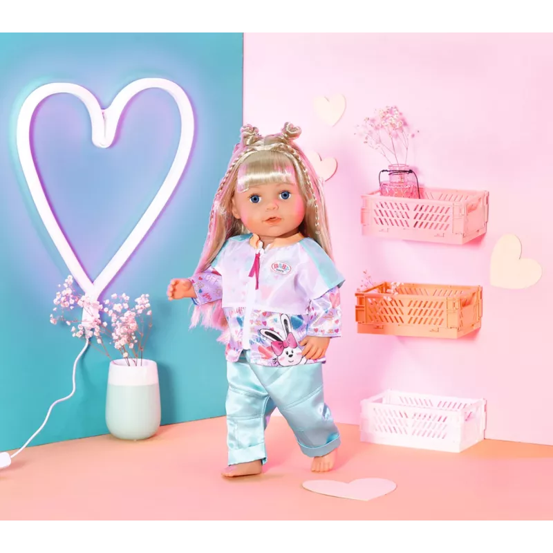 Set di vestiti per bambole Zapf Creation BABY born Casual Outfit Aqua 3 anni