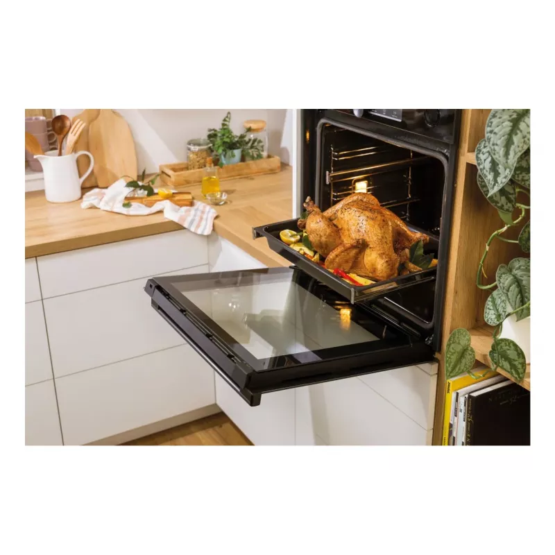 Gorenje BOS6737E13X forno elettrico da incasso, 77 l, 60 cm, classe energetica A, riscaldamento grill/ventilato/convenzionale, acciaio inox