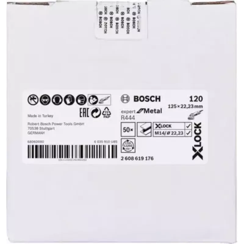 Bosch X-LOCK R444 EXPERT FOR METAL disco abrasivo