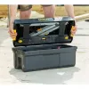 Stanley FatMax FMST81083-1 cassetta portautensili con gradino, plastica, carico 30 kg, nero/giallo