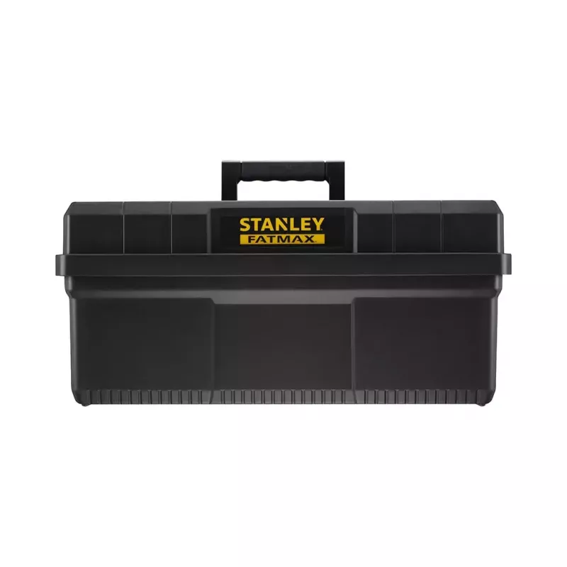 Stanley FatMax FMST81083-1 cassetta portautensili con gradino, plastica, carico 30 kg, nero/giallo