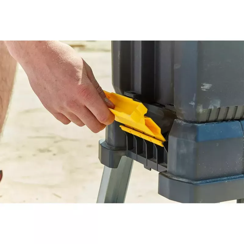 Stanley FatMax FMST81083-1 cassetta portautensili con gradino, plastica, carico 30 kg, nero/giallo