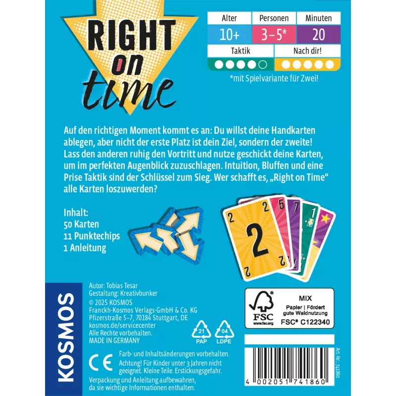 Kosmos 47855836 Gioco da tavolo/carte Strategia