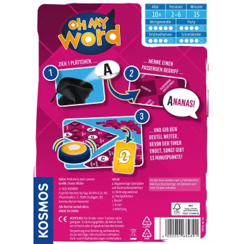 Kosmos 47856163 Gioco da tavolo/carte 15 min Parole