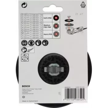 Bosch 2 608 601 716 Accessorio smerigliatrice angolare Platorello