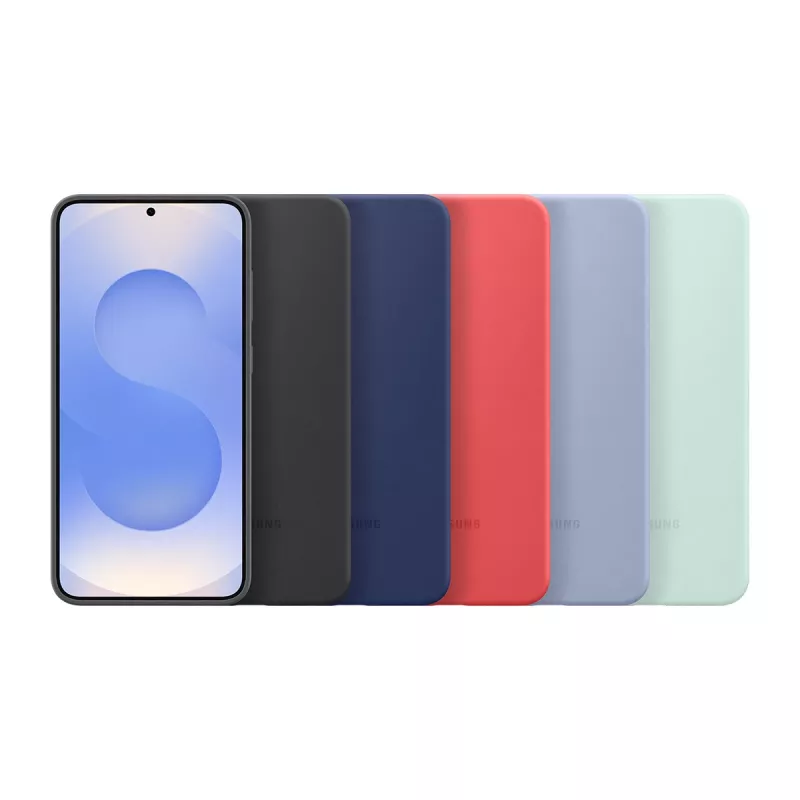 Samsung EF-PS936CLEGWW cover in silicone per Galaxy S25+, azzurro chiaro