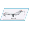 Cobi Gioco di costruzione MiG-17 codice NATO Fresco modello 5823 – set di mattoncini di Cobi