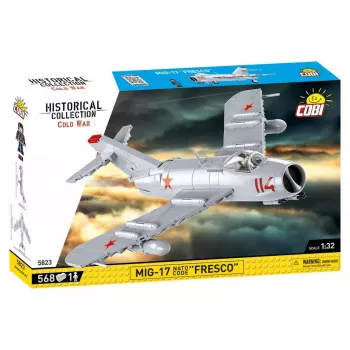 Cobi Gioco di costruzione MiG-17 codice NATO Fresco modello 5823 – set di mattoncini di Cobi