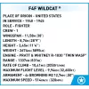Mattoncini COBI F4F Wildcat Northrop Grumman 375 pezzi