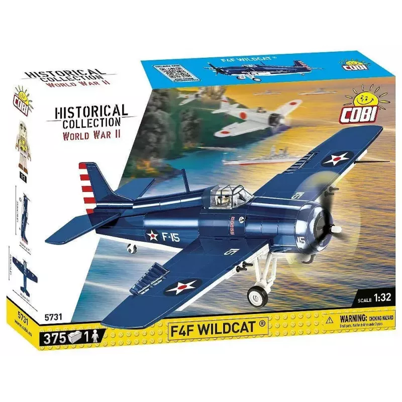 Mattoncini COBI F4F Wildcat Northrop Grumman 375 pezzi