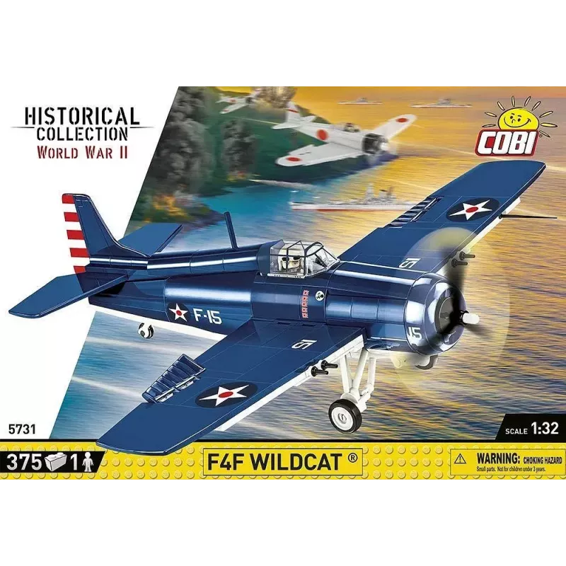 Mattoncini COBI F4F Wildcat Northrop Grumman 375 pezzi