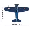 Mattoncini COBI F4F Wildcat Northrop Grumman 375 pezzi