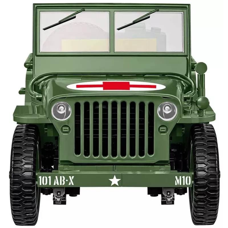 Cobi COBI-2806 Willys MB Medical set di costruzioni, 1131 pezzi, serie Historical Collection, plastica, 10+