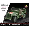 Cobi COBI-2806 Willys MB Medical set di costruzioni, 1131 pezzi, serie Historical Collection, plastica, 10+