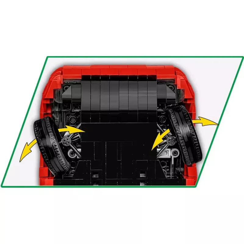Gioco di costruzione Cobi Lancia Delta HF Integrale modello in scala 1:35 COBI-24357, kit da collezione