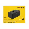 Delock - Docking station HDD alloggiamenti: 1 - SATA 6Gb/s - USB 3.1 (Gen 2) - nero (63958)
