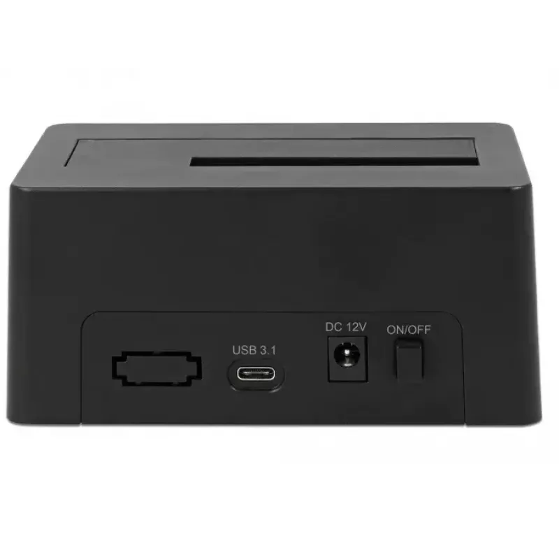 Delock - Docking station HDD alloggiamenti: 1 - SATA 6Gb/s - USB 3.1 (Gen 2) - nero (63958)