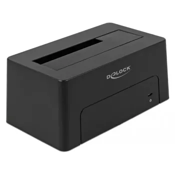 Delock - Docking station HDD alloggiamenti: 1 - SATA 6Gb/s - USB 3.1 (Gen 2) - nero (63958)