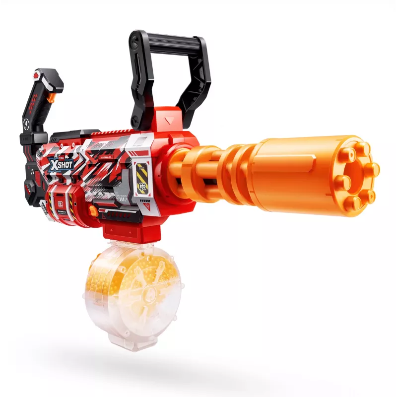 Gel Blaster Zuru XSHOT Hyper Gel Gatling Blaster – blaster giocattolo motorizzato con canna rotante