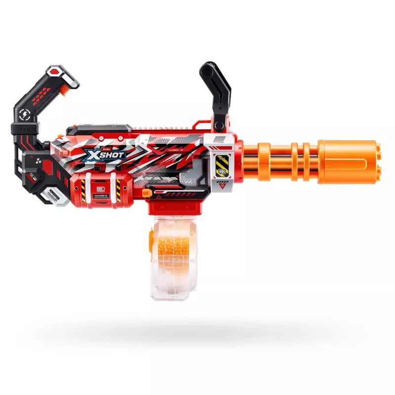Gel Blaster Zuru XSHOT Hyper Gel Gatling Blaster – blaster giocattolo motorizzato con canna rotante