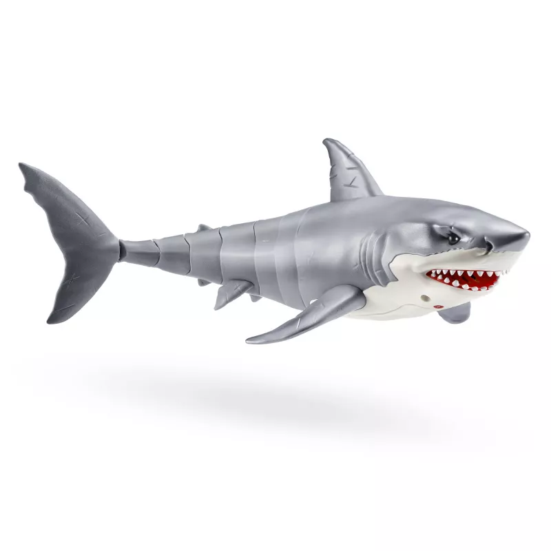 Zuru Robo Alive Grande squalo bianco 71126 — figura interattiva a batteria per il gioco in acqua