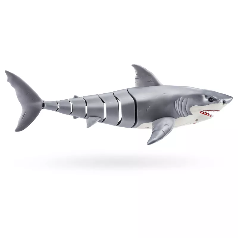 Zuru Robo Alive Grande squalo bianco 71126 — figura interattiva a batteria per il gioco in acqua