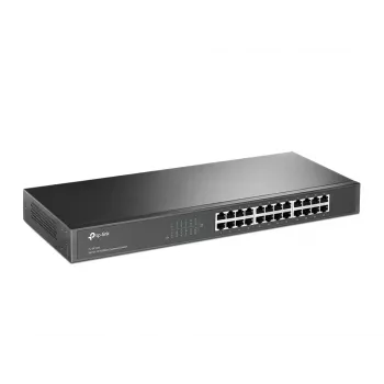 TP-Link switch di rete rackmount 24 porte 10/100Mbps, unmanaged, Fast Ethernet (10/100), full duplex, montaggio a rack, 1U