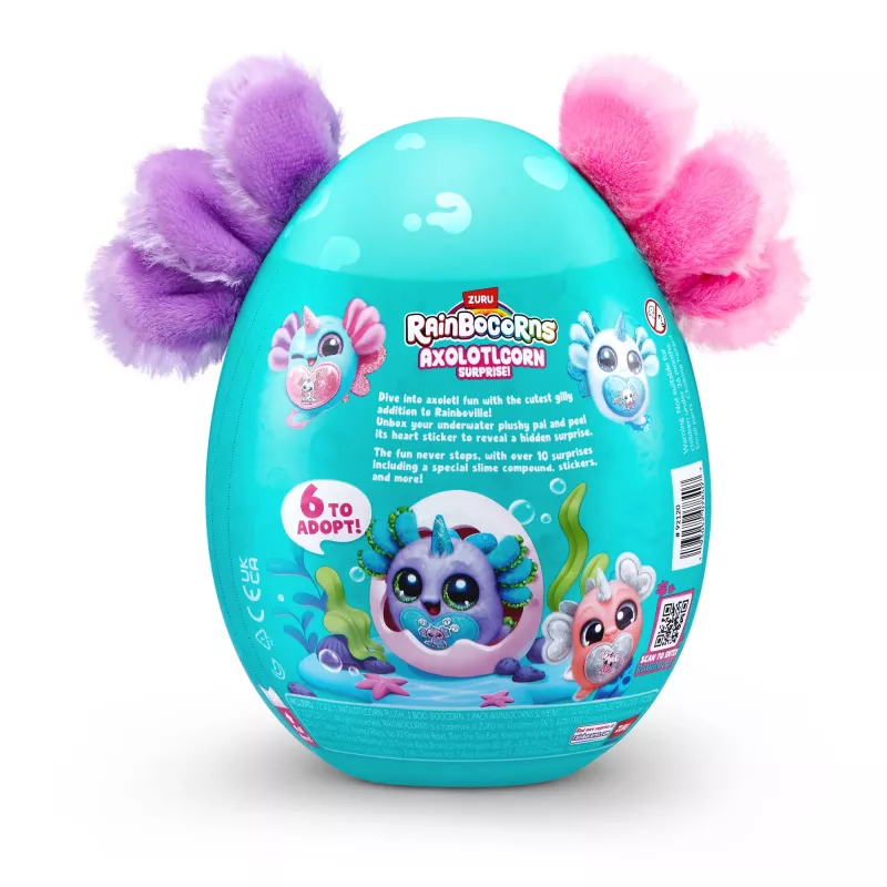 Rainbocorns Axolotlcorn Surprise, animale, 3 anni, multicolore