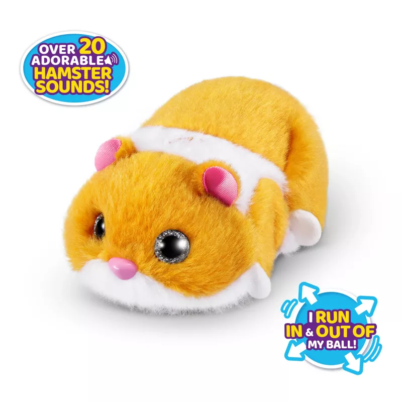 Criceto giocattolo Zuru Pets Alive Hamster Mania — criceto interattivo a batteria, da 3 anni, AAA