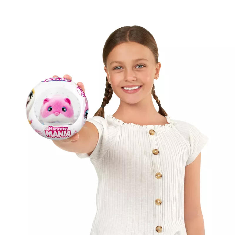 Criceto giocattolo Zuru Pets Alive Hamster Mania — criceto interattivo a batteria, da 3 anni, AAA