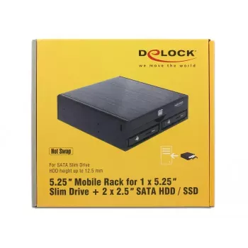 Staffa di montaggio ODD DeLOCK 47230 13,3 cm (5,25 pollici)