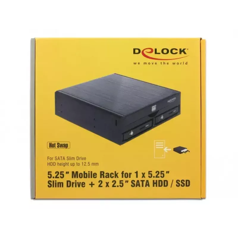 Staffa di montaggio ODD DeLOCK 47230 13,3 cm (5,25 pollici)