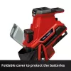 Einhell REDAXXO 36/25 biotrituratore a coltelli a batteria da giardino, 36 V (2x18 V), ramo max 25 mm, solo corpo senza batteria e caricabatterie, rosso/nero