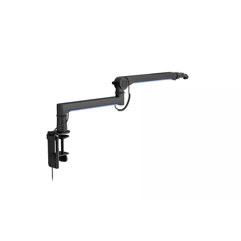 ENDORFY Broadcast Low Profile RGB Boom Arm EY0A010 braccio per microfono, supporto da scrivania, fino a 2 kg, nero