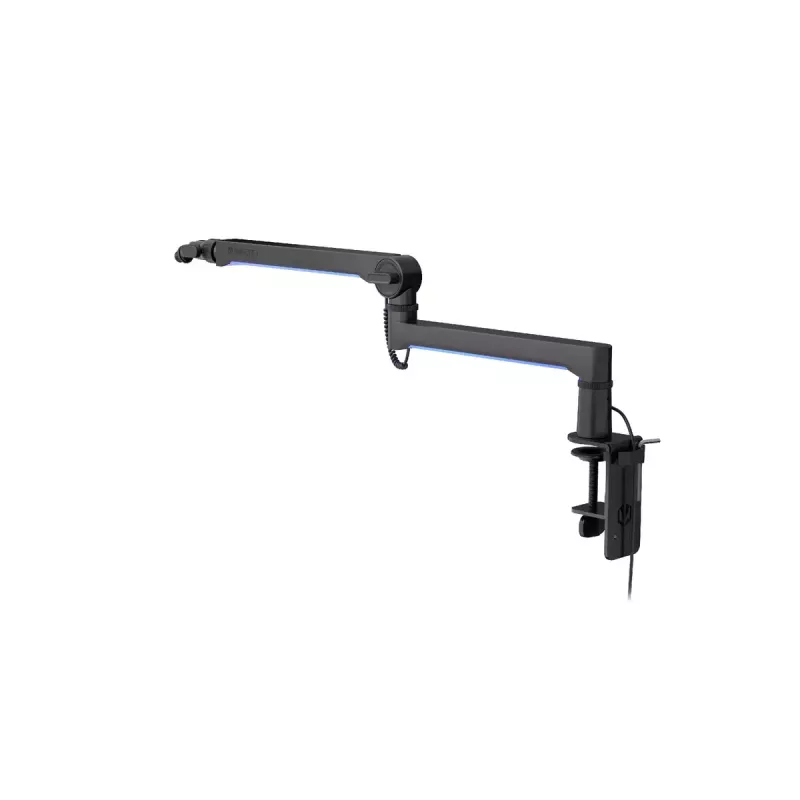 ENDORFY Broadcast Low Profile RGB Boom Arm EY0A010 braccio per microfono, supporto da scrivania, fino a 2 kg, nero