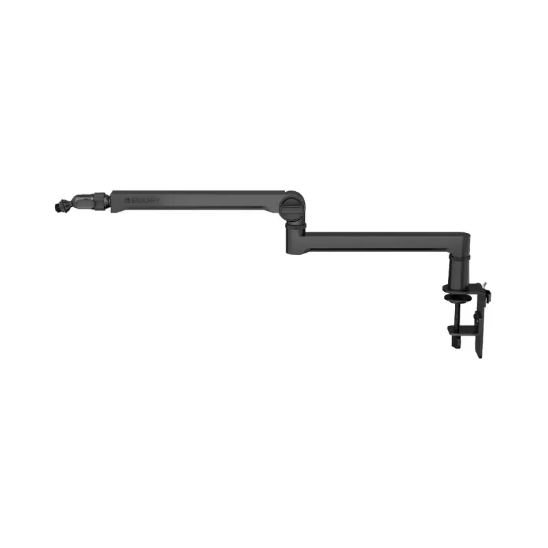 ENDORFY Broadcast Low Profile Boom Arm EY0A009 braccio per microfono, supporto da scrivania, fino a 2 kg, nero