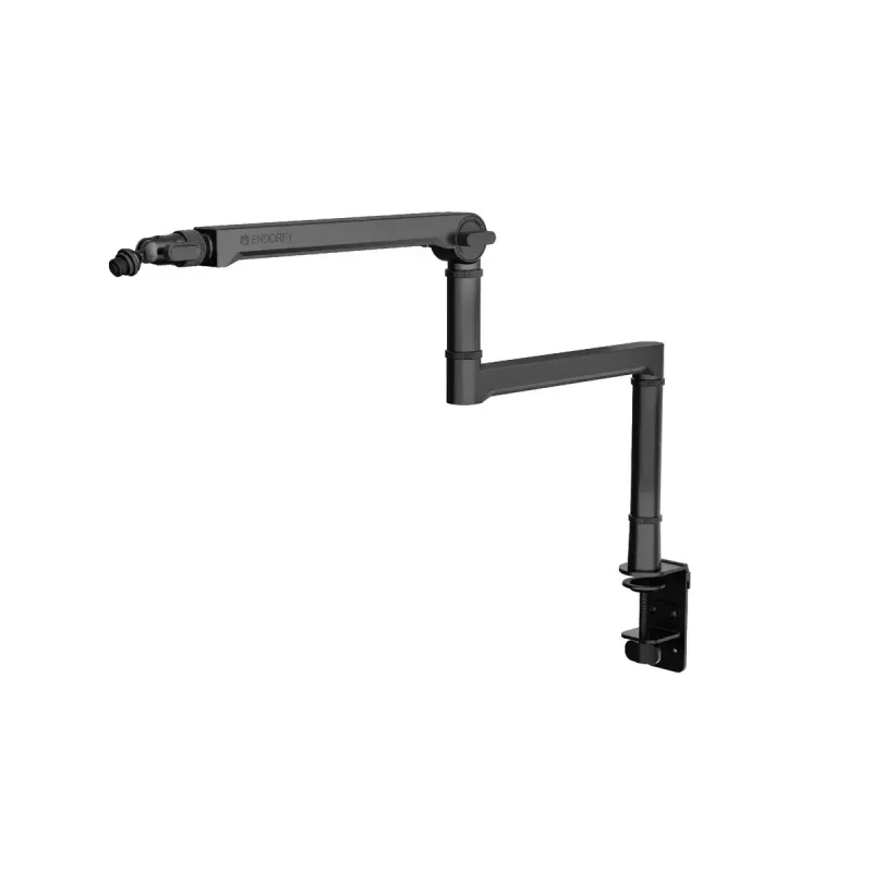 ENDORFY Broadcast Low Profile Boom Arm EY0A009 braccio per microfono, supporto da scrivania, fino a 2 kg, nero