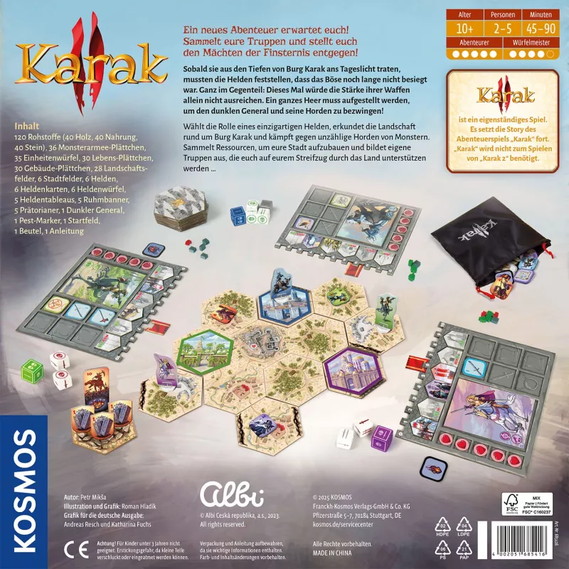 Kosmos 47856273 Gioco da tavolo/di carte Guerra