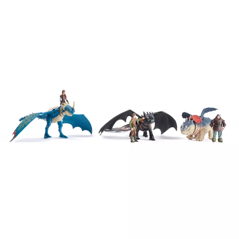 Set di action figure Spinmaster – DreamWorks Dragons: Gronckle & Fishlegs, multicolore, dai 4 anni
