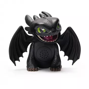 Mini figura interattiva Ohnezahn Spinmaster – Dragon Trainer, effetti sonori, modello 6074239