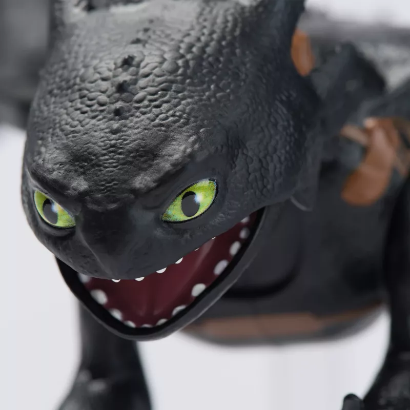 Action figure Spinmaster Ultimate Plasma Blast Toothless 25 pollici ali luce e suono, dai 4 anni