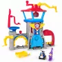 PAW Patrol : Air Rescue, Pup Squad Adventure Bay Airport playset, con auto giocattolo Chase e lanciatore di veicoli, giocattolo per bambini e bambine dai 3 anni