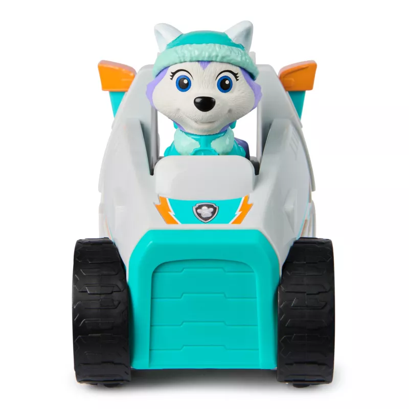 Veicolo Spinmaster PAW Patrol Everests Schneepflug – plastica, per bambini dai 3 anni, turchese/bianco