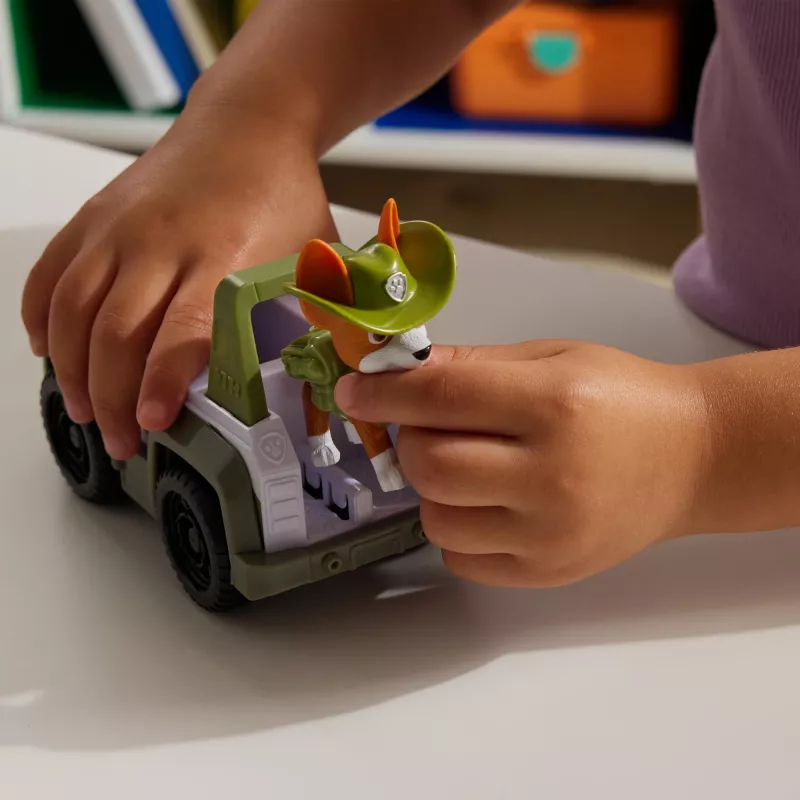 Veicolo PAW Patrol Tracker's Jungle Rescue Vehicle verde plastica