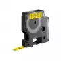 Etichette DYMO Original D1 | Stampa nera su nastro giallo | 9 mm x 7 m | Etichette autoadesive per etichettatrici LabelManager | Prodotte in Europa