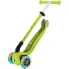 Monopattino GLOBBER Go-Up Active Lights — altezza regolabile, luci LED, lime