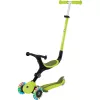 Monopattino GLOBBER Go-Up Active Lights — altezza regolabile, luci LED, lime