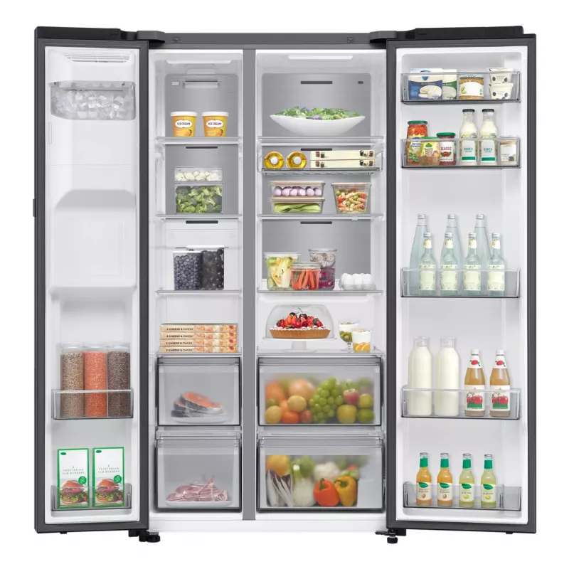 Samsung RS80F64KEF frigorifero side-by-side a libera installazione 640 L nero