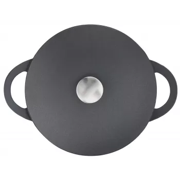 Padella Tefal Trattoria E2187274 rotonda nera in alluminio 28 cm
